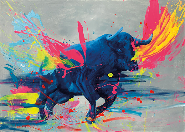 Charles-Castro-Toro-Stier-Bull-Art-Kunst-künstler