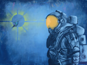 Personal Radiography – Charles Castro - Porträt - Astronaut