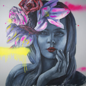 Personal Radiography – Charles Castro - Porträt - Beispiel Frauen mit Bluemen